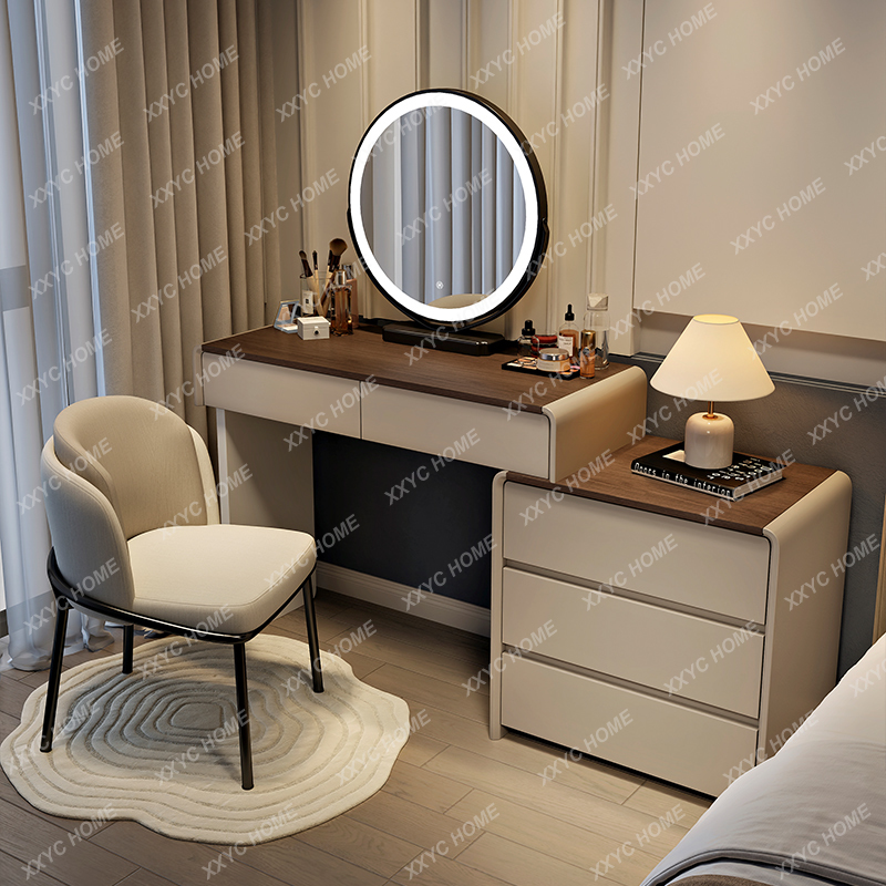 Beauty Makeup Vanity Set - HHAesthetic Table de vanité en bois