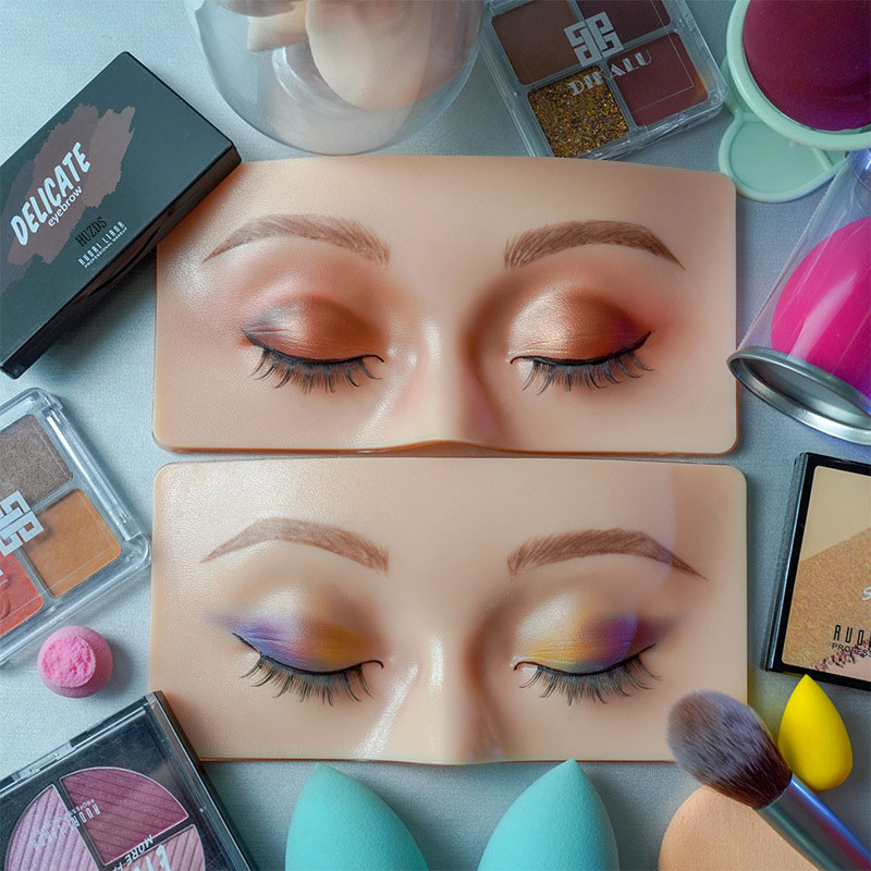 Beauty Makeup Academy - Planche de maquillage en silicone réutilisable,