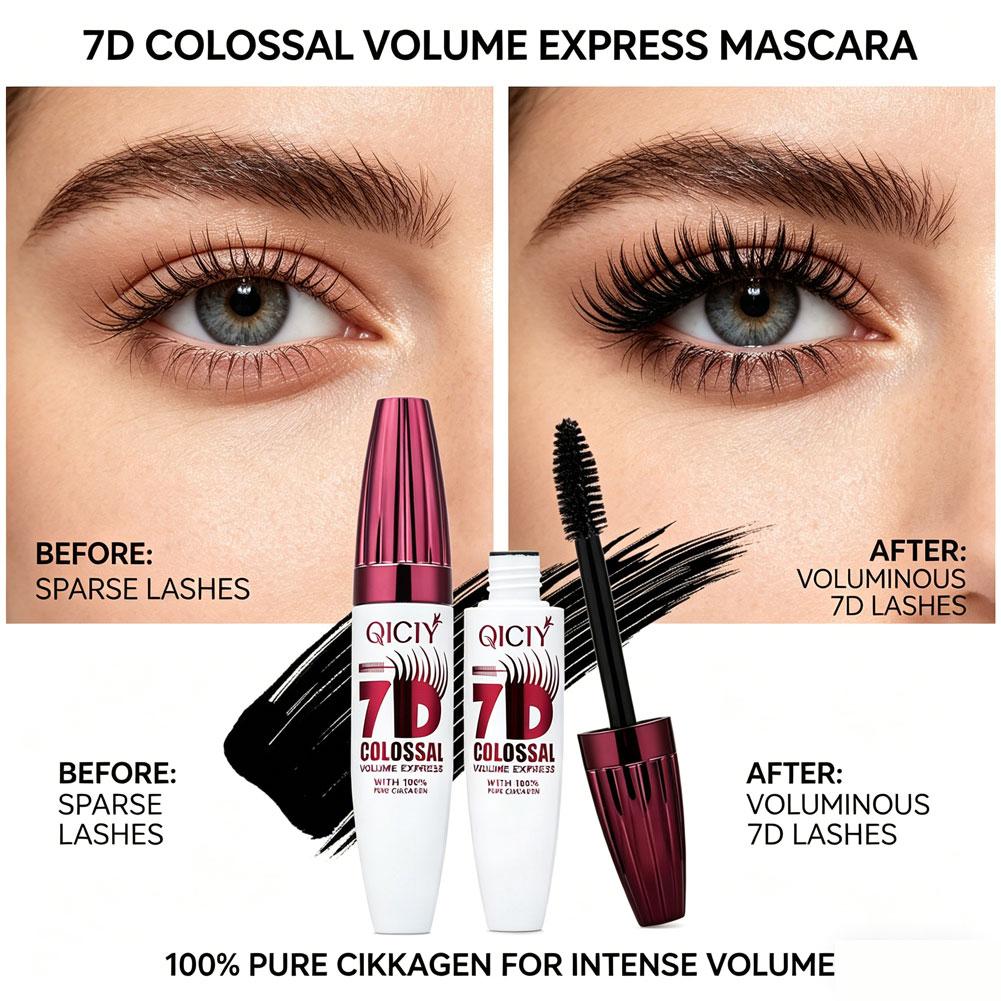Waterproof Mascara Wand - Mascara waterproof 7D longue tenue, volume