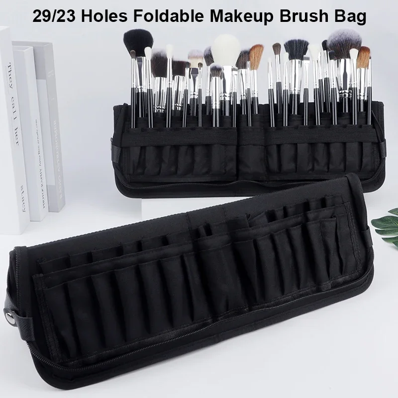Beauty Makeup Women - 29/23 trous pliable maquillage brosse sac