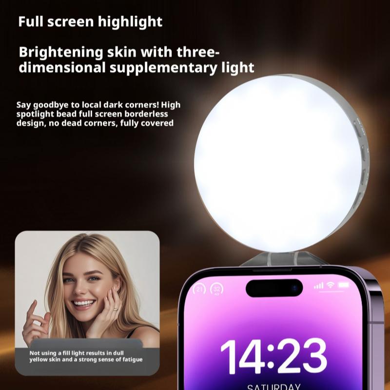 Beauty No Makeup - Lampe de poche magnétique pour téléphone