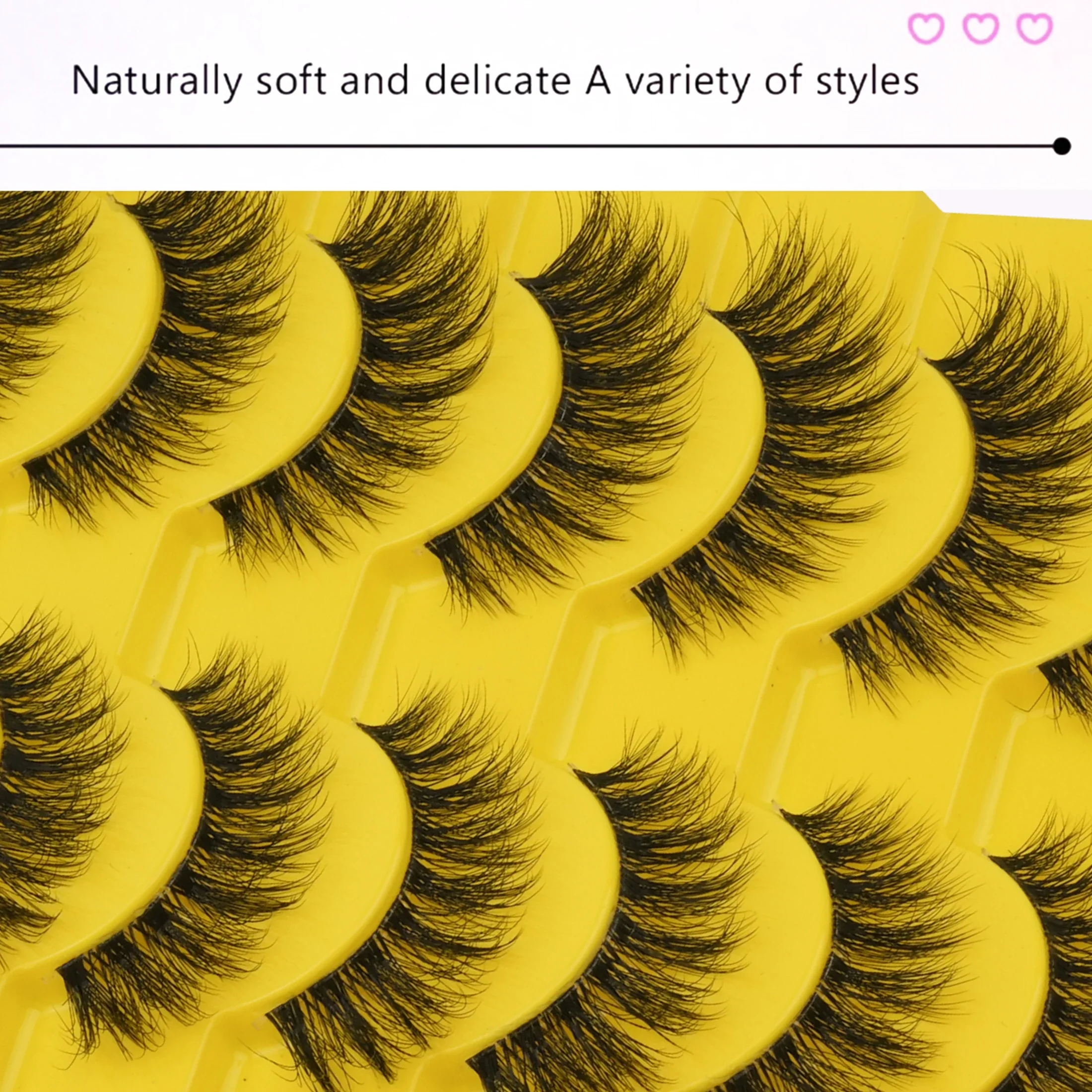 5 paires de faux cils en bande - Beauty Makeup Women avis et prix