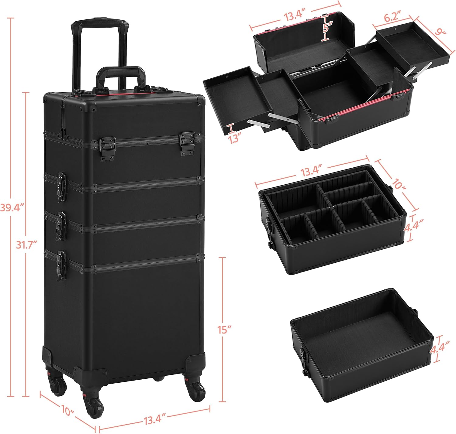 Valise de maquillage à roulett - Beauty & Makeup Katia Di Paola avis et prix