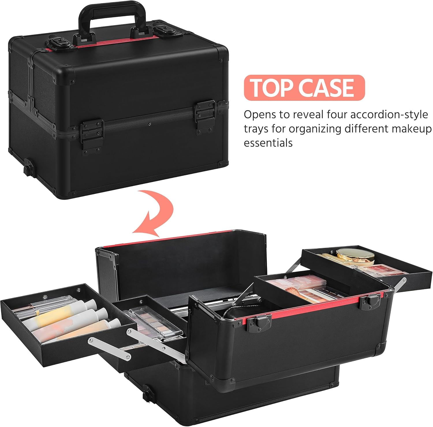 Valise de maquillage à roulett - Beauty & Makeup Katia Di Paola avis et prix